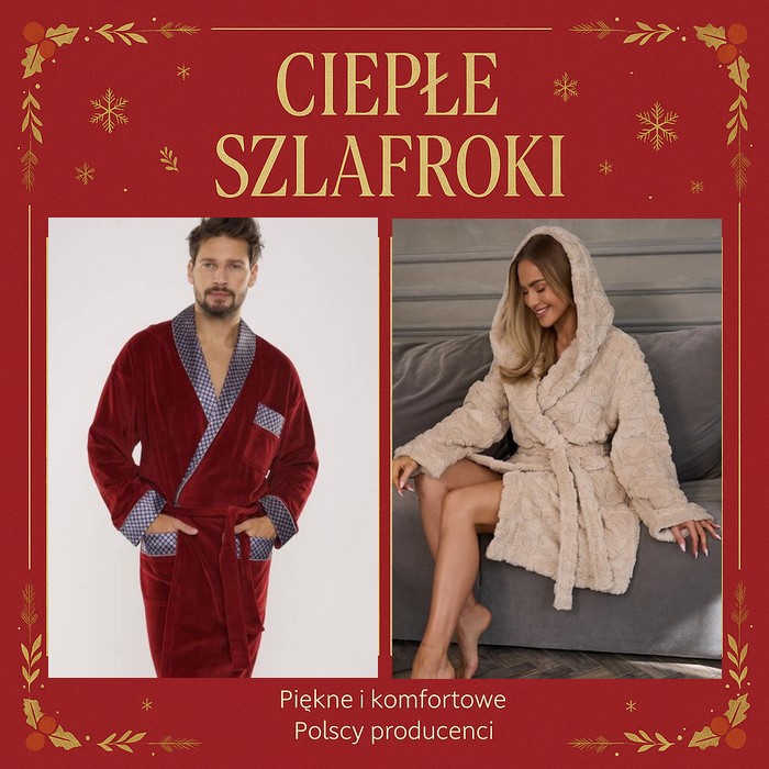 ciepłe szlafroki