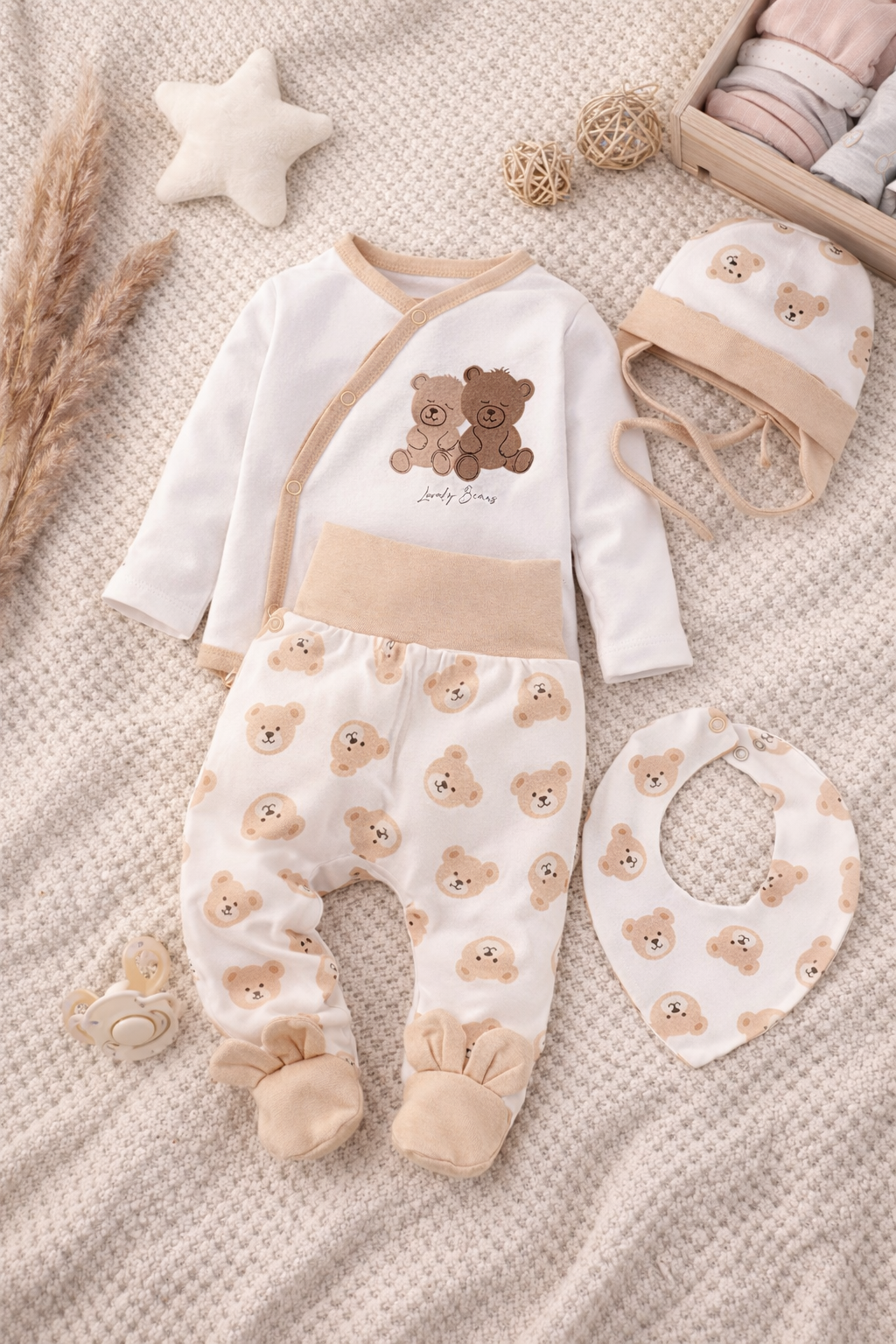 Pierwsze ubranka dla noworodka – komplet idealny na start