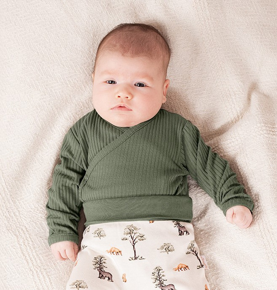Body Nicol Yogi Bear 218096 – prążkowane, długi rękaw, bawełna