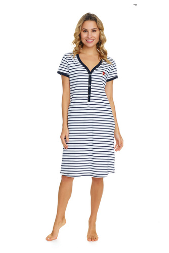 TM.5232 Koszula Nocna ciążowa i do karmienia Doctor Nap - marine