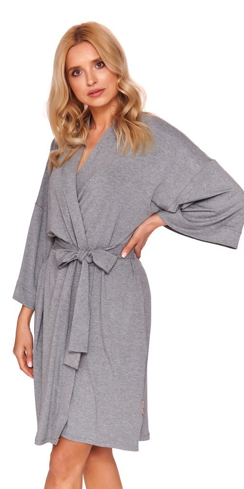 Szlafrok damski 9999 Doctor Nap - dark grey