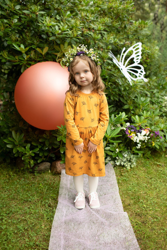 Sukienka dziewczęca Magic Vibes Pinokio - żółty