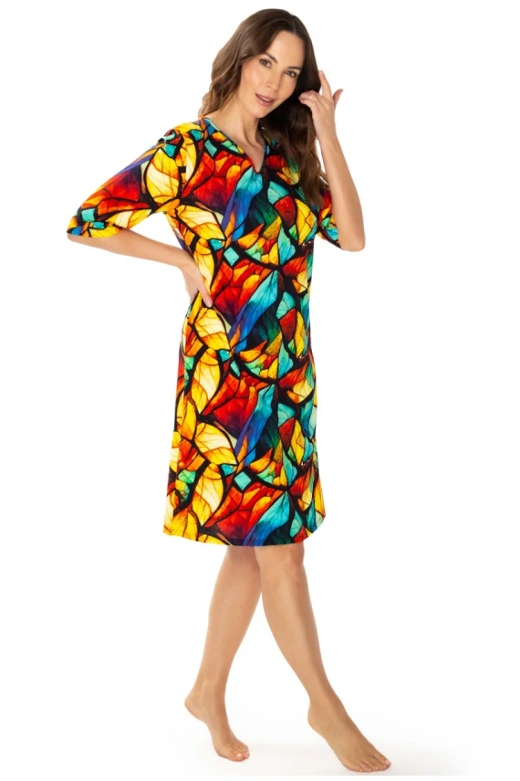Koszula nocna 86678 Vitrage Mewa druk kolorowy
