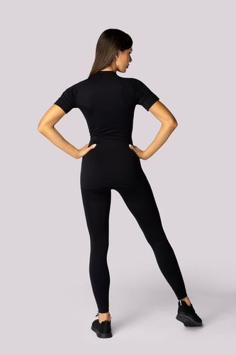 Koszulka termoaktywna damska krótki rękaw Alpha Spaio black 