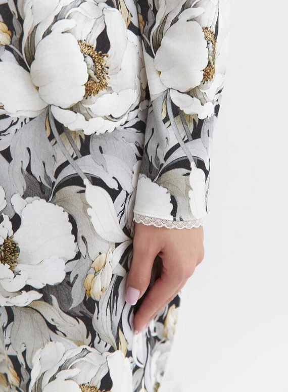 Koszula nocna 414 Cana -szary