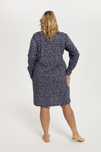 Koszula damska długi rękaw Flora Italian Fashion - druk