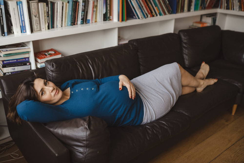 Bluzka ciążowa i do karmienia Tummy Milk&Love poseidon