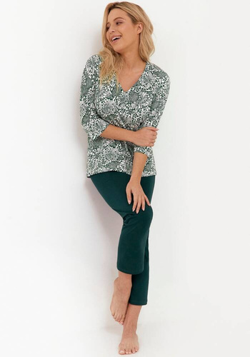 Piżama damska  249  Cana -zielony