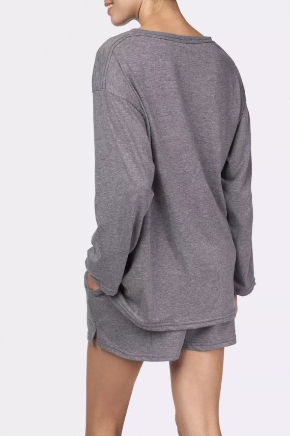 Piżama damska Joy longsleeve Mona melange