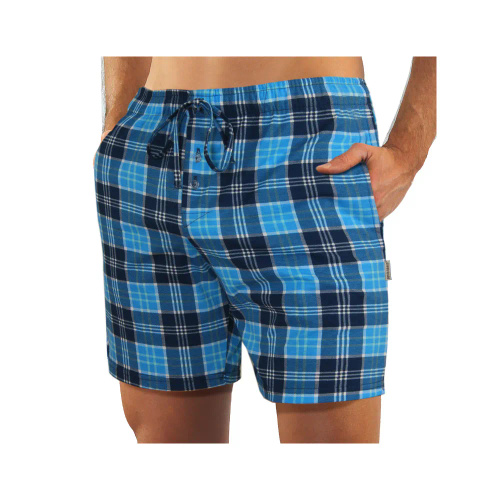 Bawełniana piżama męska, rozpinana 2629/13 Sesto Senso - granatowy 