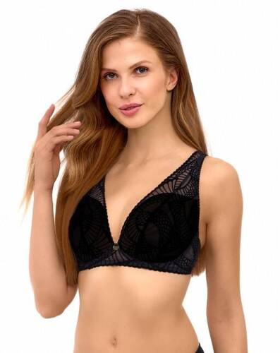 Biustonosz push-up 2514 Lupoline - czarny