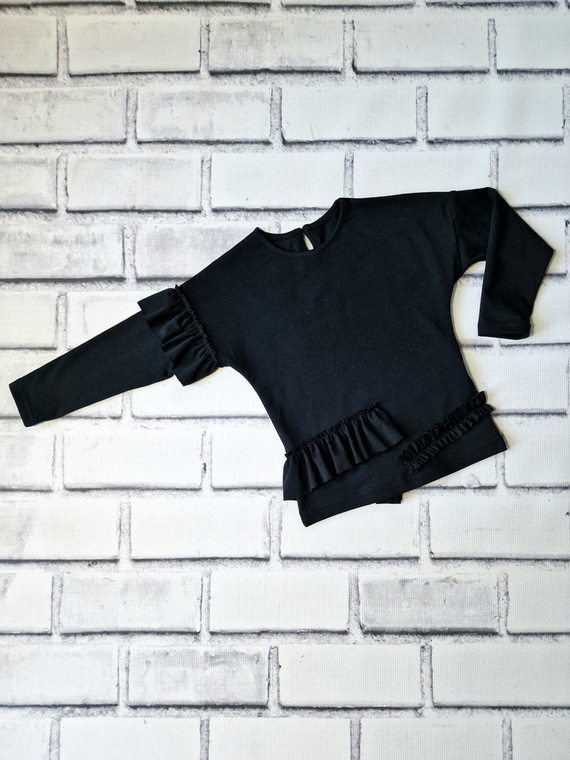 Bluzka z długim rękawem Laura Bambarillo czarny