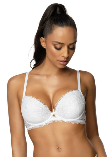  Biustonosz Push-up M-0198/11 Estelle  Mat biały