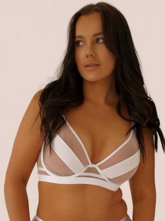 Biustonosz miękki SC-932 Lou Kinga biały