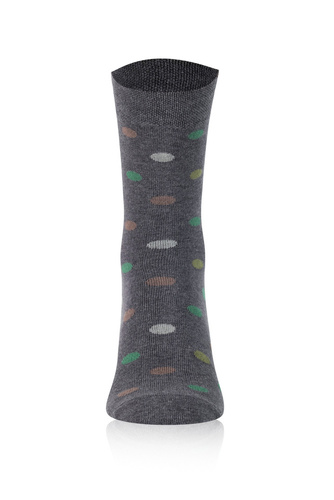 Skarpety M2 Italian Fashion - c.melanż/zielony 