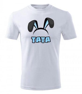Koszulka męska "Tata Wielkanoc" Moocha biały