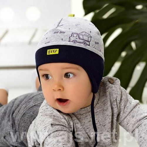 44-026 Czapka dziecięca AJS mix-kolor