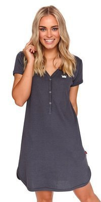 TCB.4115 Koszula Nocna Doctor Nap - graphite