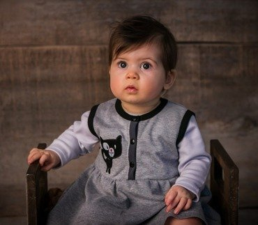 Sukienka bawełniana "CZARNY KOT" Koala