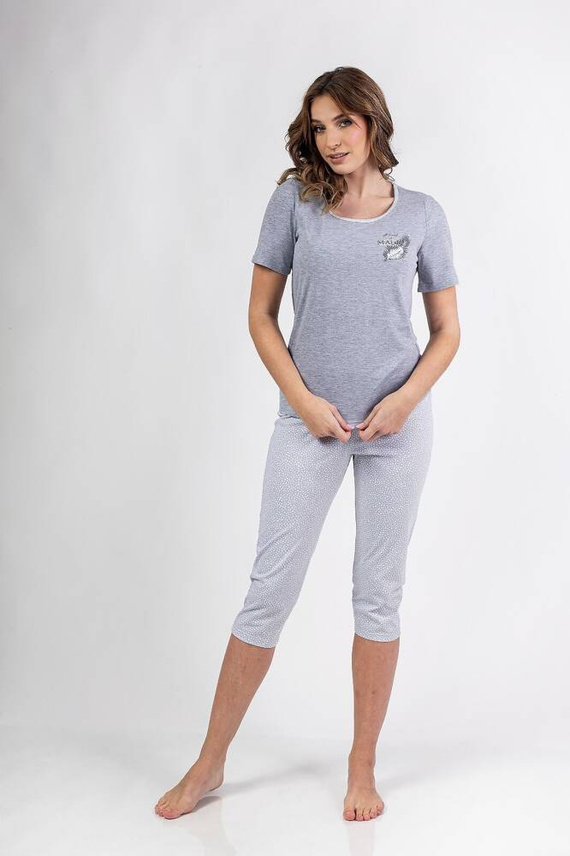 Piżama Damska 687 Regina szary