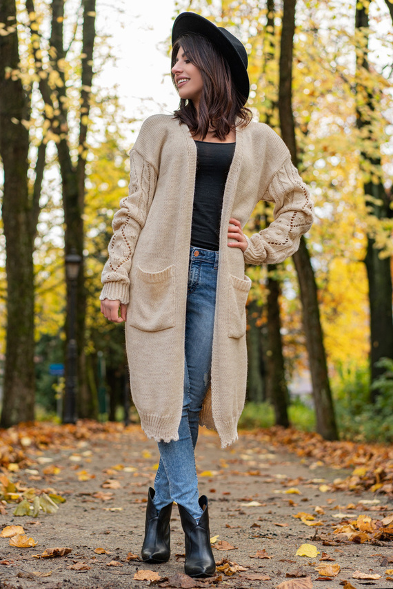 Sweter damski Delaina Merribel - beige