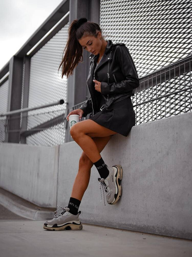 0200-125 90's Baby Skarpety damskie Milena -czarny