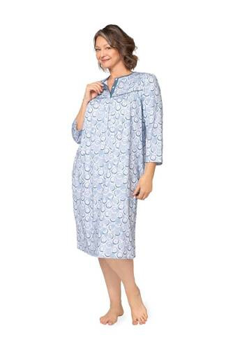 Koszula nocna damska Bogna 204 ll Martel - niebieski 26