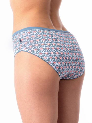 Figi damskie LPC 736 2-pak Key niebieski brązowy