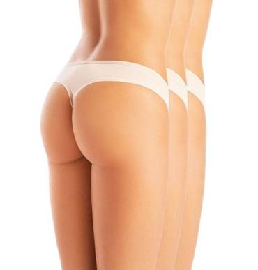 Stringi bambusowe wielopak Brazistri Teyli - białe