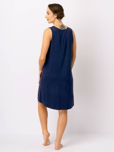 Koszula damska 764  Key granatowy