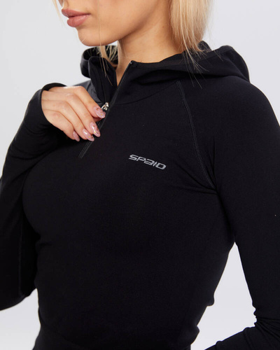 Bluza sportowa damska Adapt Spaio black