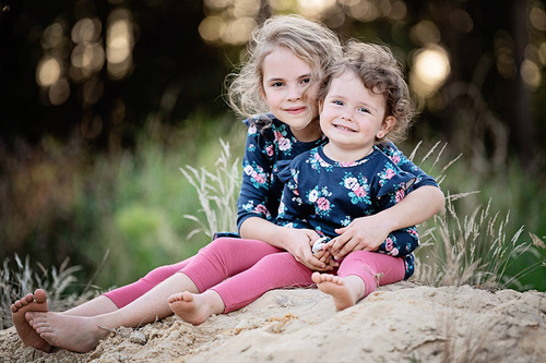 Legginsy "Rose Bonica" Makoma ciemny róż