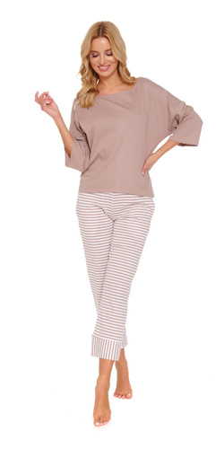 Piżama Damska 5119 Doctor Nap - beige