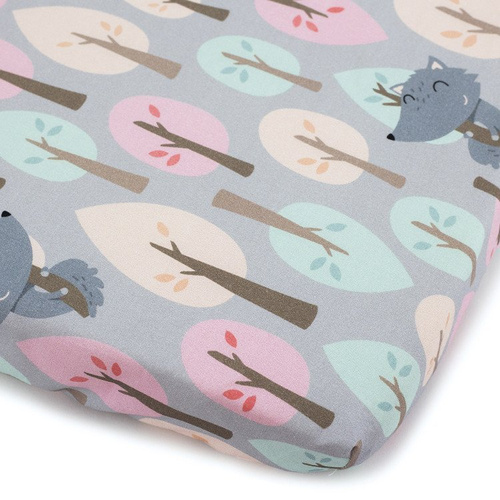 Prześcieradło z gumką Sawanna- Makaszka