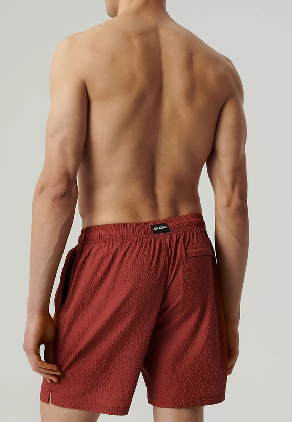 Szoty kąpielowe męskie KMB-226 Atlantic- rdzawy