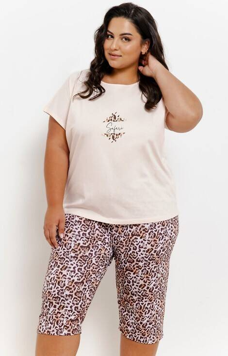 Piżama Damska 3362 Chrissy Taro- beżowy