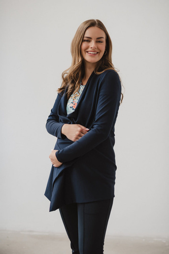 Kardigan ciążowy Mama Wrap Milk&Love granatowy