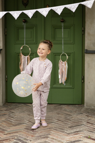 Spodnie niemowlęce Charlotte Pinokio - fiolet