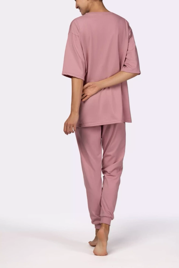 Piżama damska Homie shortsleeve Mona pink