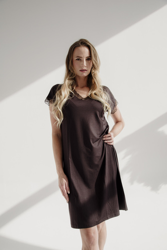 Koszula nocna 816 Hazel Forex - czekoladowy