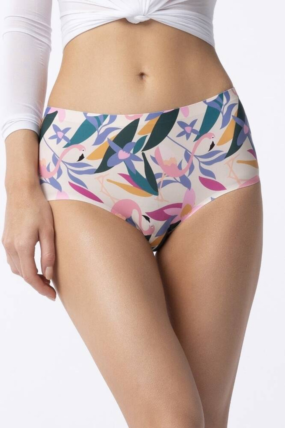 Figi Damskie Flamingo Simple Maxi Julimex -multicolor