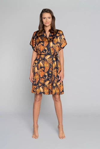 Szlafrok Damski Monstera Italian Fashion- druk