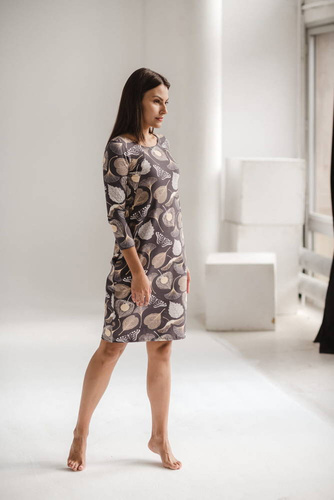 Sukienka do karmienia Milky Way Milk&Love grafitowa w print