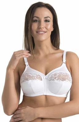 Biustonosz miękki Andorra Teyli - biały