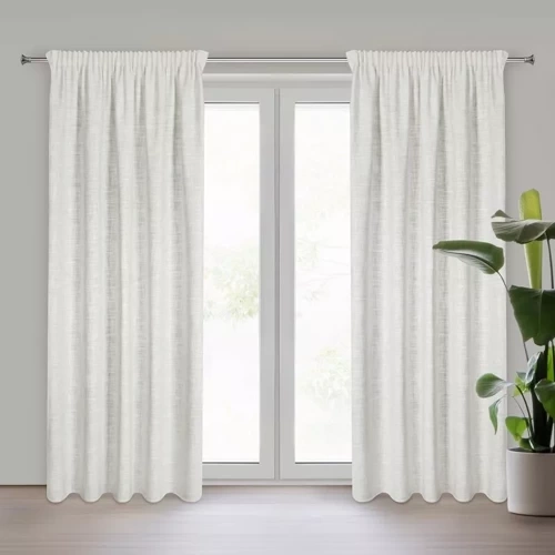 Zasłona na taśmie Rosi Eurofirany beżowy