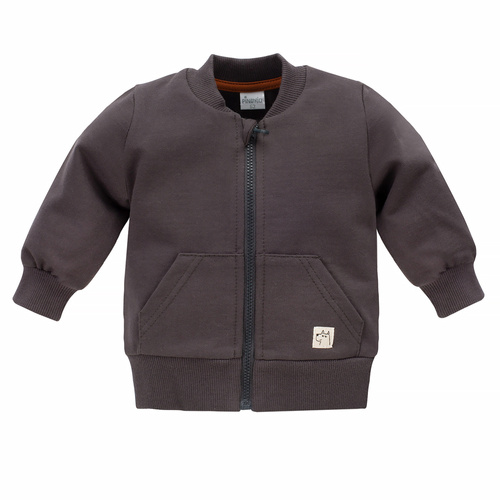 Bluza chłopięca rozpinana Olivier Pinokio - grafit
