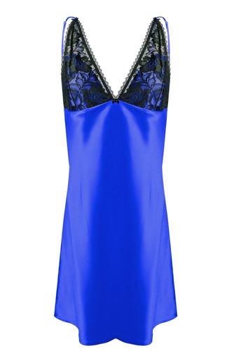 Koszulka satynowa damska Debbie DKaren - Modrak