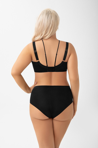 Figi Gorsenia Vida K965 – Wysoki Stan, Pełne Krycie, Komfortowa Mikrofibra, Elegancki Haft