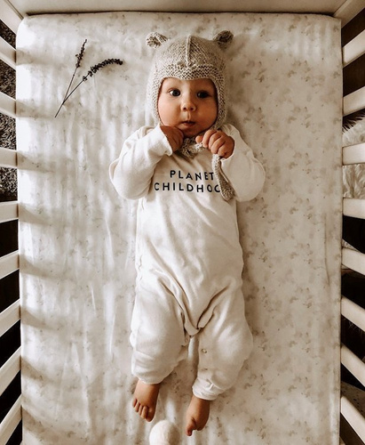 Prześcieradło z gumką Herbarium - Makaszka