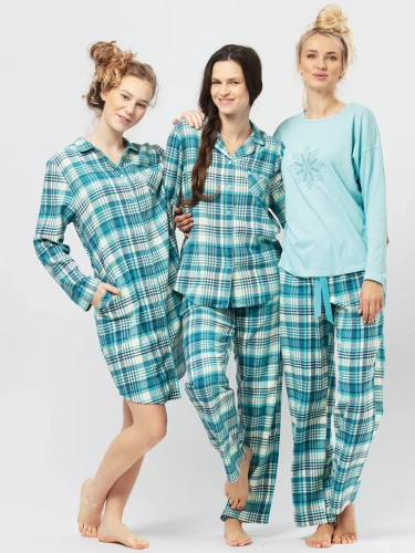 Koszula damska LND 471 Key - niebieski